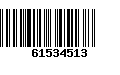 Código de Barras 61534513