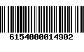 Código de Barras 6154000014902