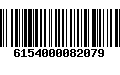 Código de Barras 6154000082079