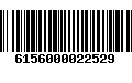 Código de Barras 6156000022529