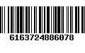 Código de Barras 6163724886078