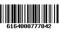 Código de Barras 6164000777042