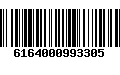 Código de Barras 6164000993305