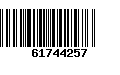 Código de Barras 61744257