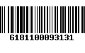 Código de Barras 6181100093131