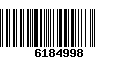 Código de Barras 6184998