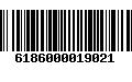 Código de Barras 6186000019021