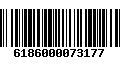 Código de Barras 6186000073177