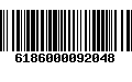 Código de Barras 6186000092048