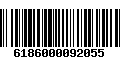 Código de Barras 6186000092055