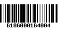 Código de Barras 6186000164004