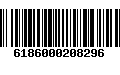 Código de Barras 6186000208296