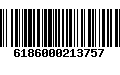 Código de Barras 6186000213757