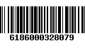 Código de Barras 6186000328079