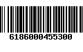 Código de Barras 6186000455300