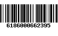 Código de Barras 6186000662395