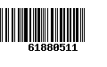 Código de Barras 61880511