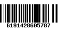 Código de Barras 6191428605787