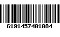 Código de Barras 6191457401084