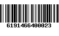 Código de Barras 6191466400023