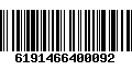 Código de Barras 6191466400092