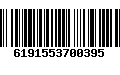 Código de Barras 6191553700395