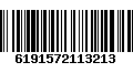 Código de Barras 6191572113213