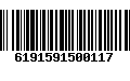 Código de Barras 6191591500117