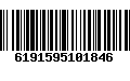 Código de Barras 6191595101846