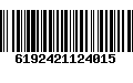 Código de Barras 6192421124015