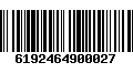 Código de Barras 6192464900027