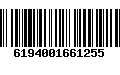 Código de Barras 6194001661255