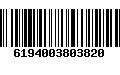 Código de Barras 6194003803820