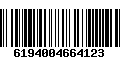 Código de Barras 6194004664123