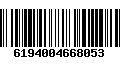 Código de Barras 6194004668053