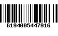 Código de Barras 6194005447916