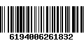 Código de Barras 6194006261832