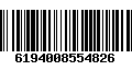 Código de Barras 6194008554826