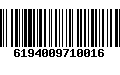 Código de Barras 6194009710016