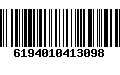 Código de Barras 6194010413098