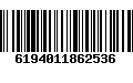 Código de Barras 6194011862536
