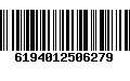 Código de Barras 6194012506279