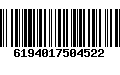 Código de Barras 6194017504522