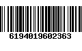 Código de Barras 6194019602363