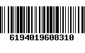 Código de Barras 6194019608310