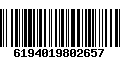 Código de Barras 6194019802657