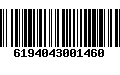 Código de Barras 6194043001460