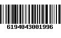 Código de Barras 6194043001996