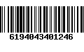 Código de Barras 6194043401246