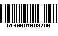 Código de Barras 6199001009700